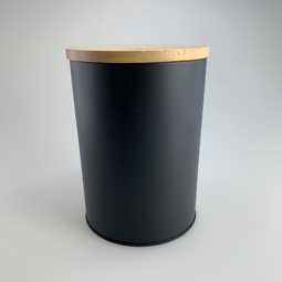 Nieuwe ADV PAX artikelen: bamboo lid tin box black