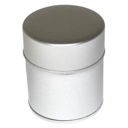 Kräuterdosen: Runde Stülpdeckeldose aus Weißblech 55/65 mm für Gewürze