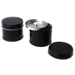 Onze producten: Mini dubbele deksel zwart, Art. 2801