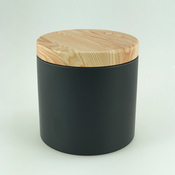 Onze producten: Ronde doos elegant zwart, Art. 3555