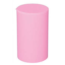 Vorratsgläser: pink rund 100 g	