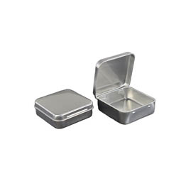 Square tins: Aluminum Soap, Art. 8012