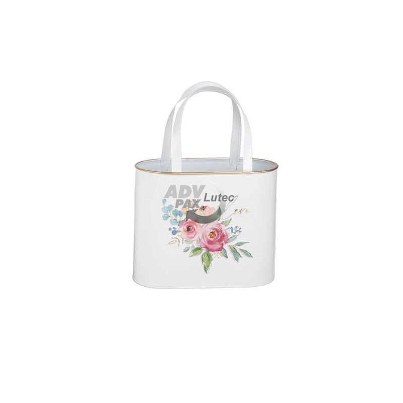 Tasche mit Blumenmotiv