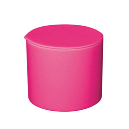 Wattestäbchendosen: pink rund 50 g
