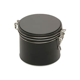 Kaffeeverpackung: Bügelverschlussdose mini black