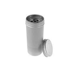 Metallboxen: Spirit Teebox, Dose für Tee; quadratische Stülpdeckeldose, bedruckt mit Spirit-Motiv, aus Weißblech.