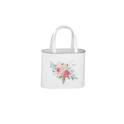 Sonderformen: Tasche mit Blumenmotiv